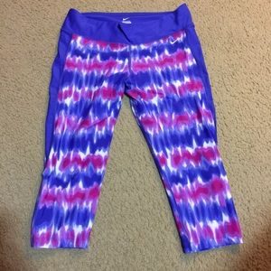 Nike tie dye Capris